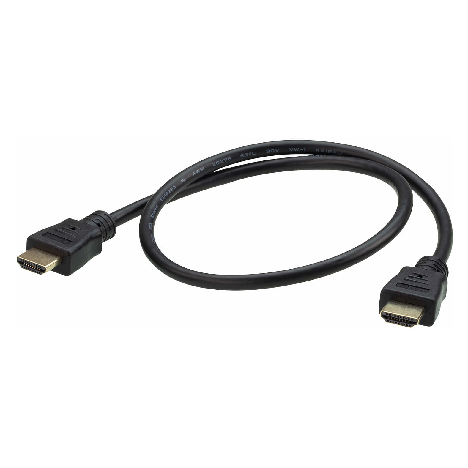 ATEN 2L-7DA6H Highspeed HDMI Kabel schwarz 0.6m