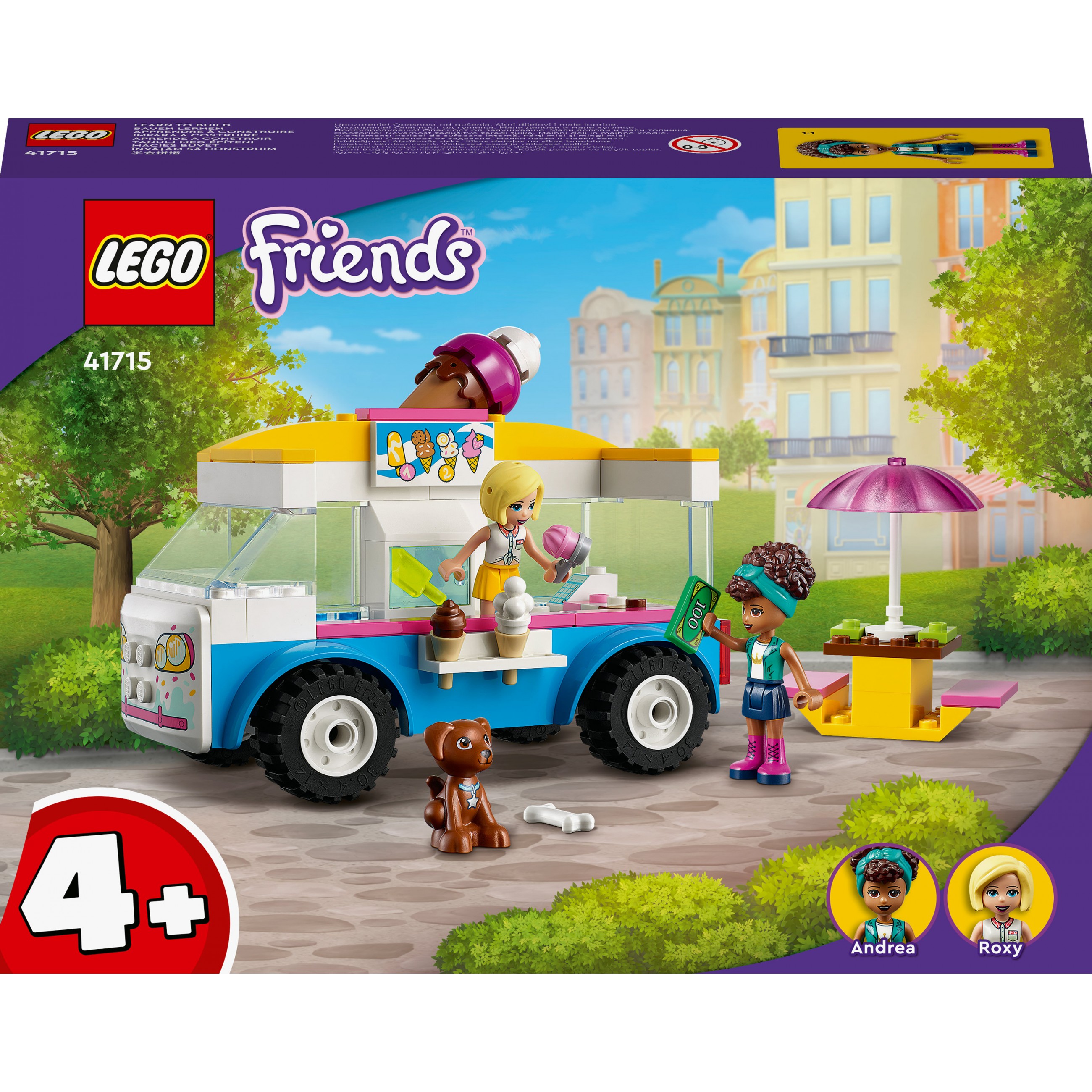LEGO 41715 Friends Eiswagen (Mit Fahrzeug und 2 Friends Mini-Figuren)