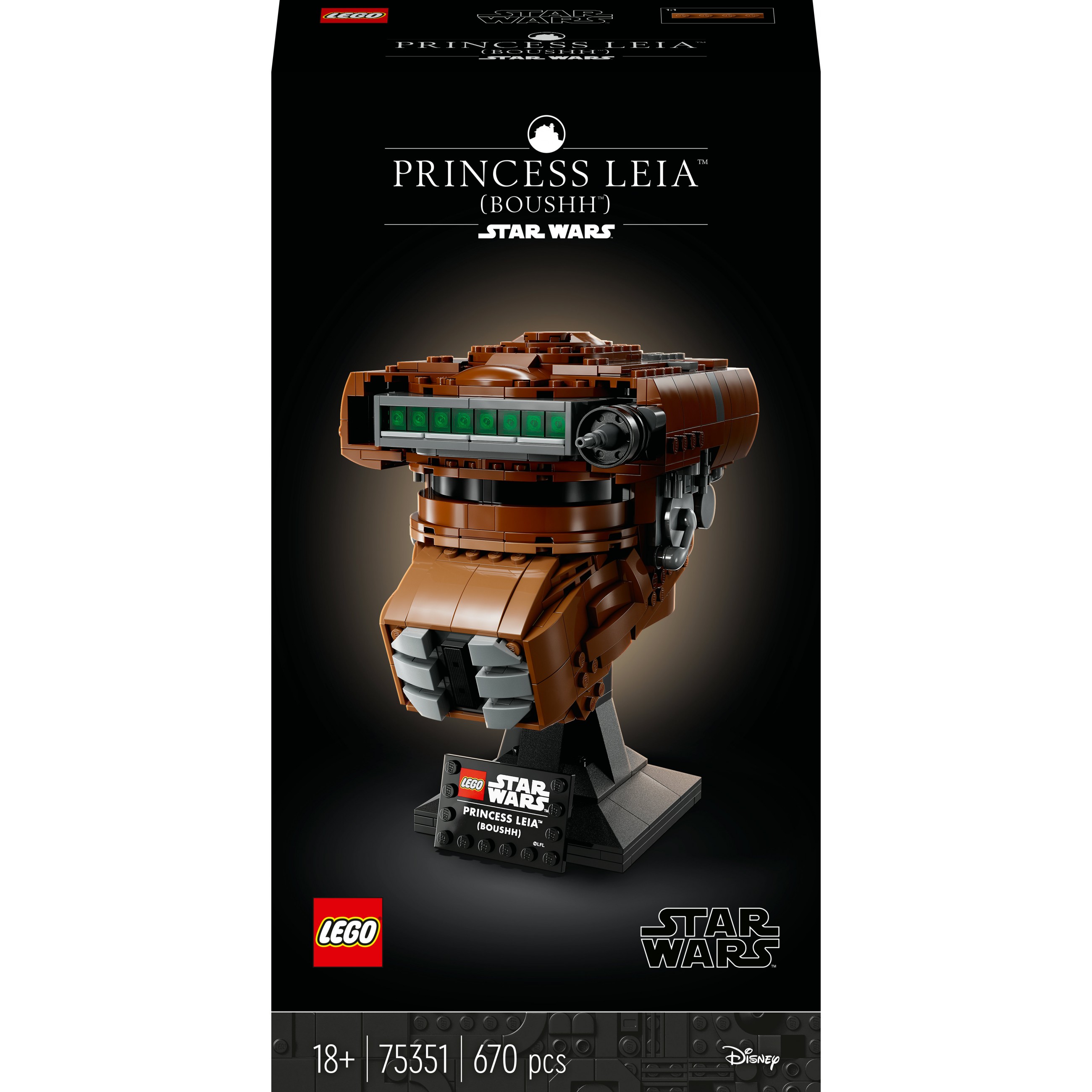 LEGO 75351 Star Wars Prinzessin Leia (Boushh) Helm