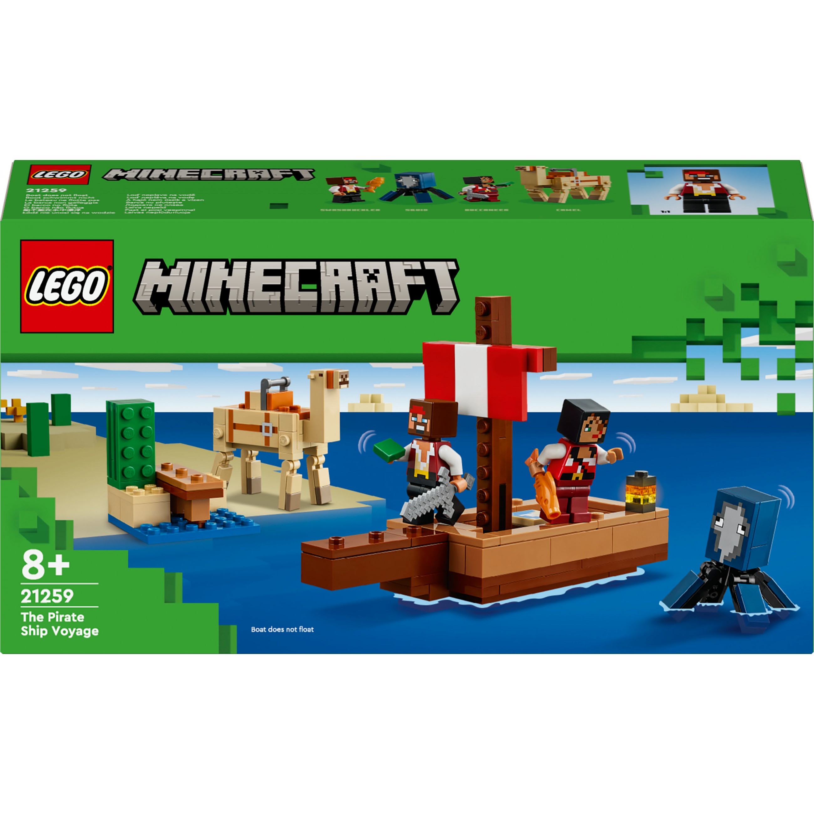 LEGO 21259 Minecraft Die Piratenschiffreise