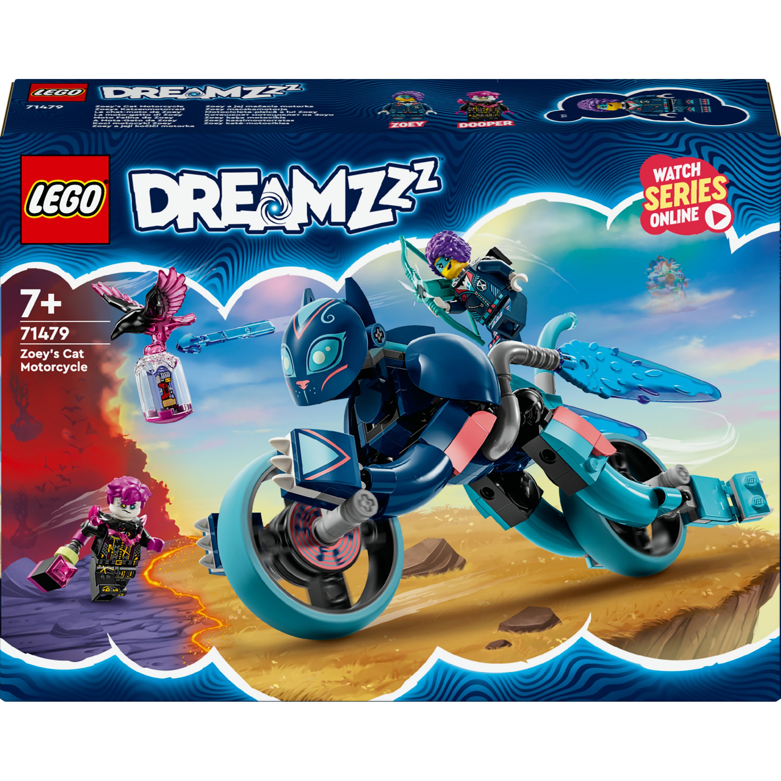 LEGO 71479 DREAMZzz Zoeys Katzenmotorrad
