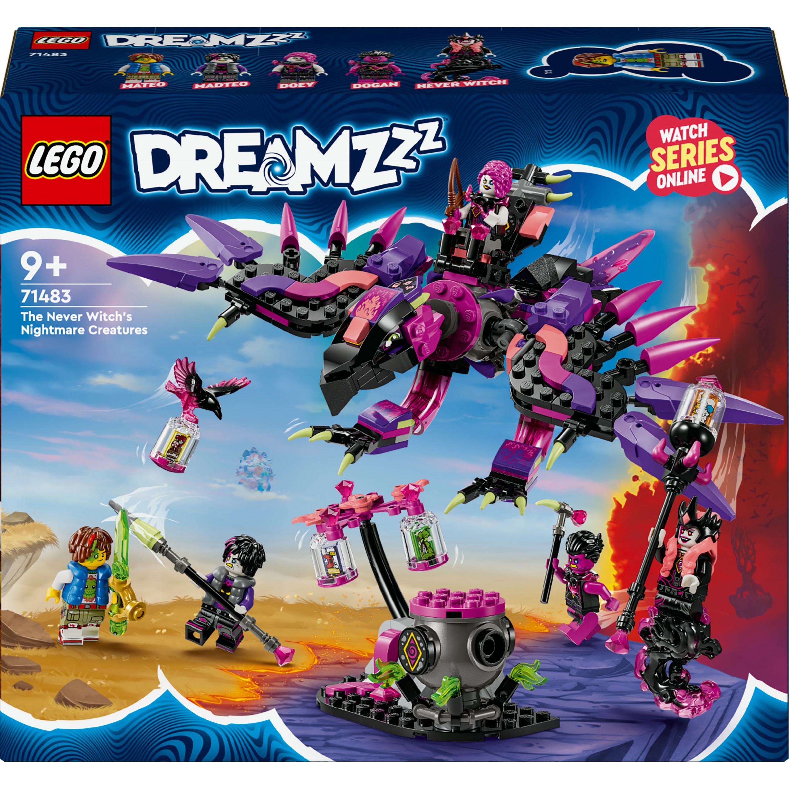 LEGO 71483 DREAMZzz Die Albtraumkreaturen der Nimmerhexe