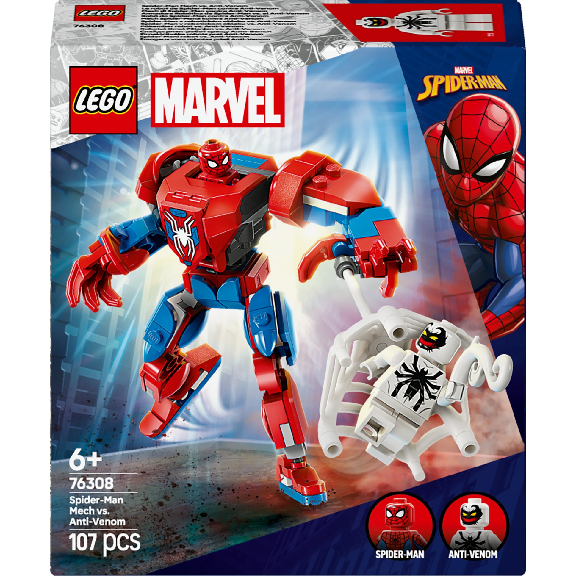 LEGO 76308 Marvel Super Heroes Spider-Man Mech vs. Anti-Venom