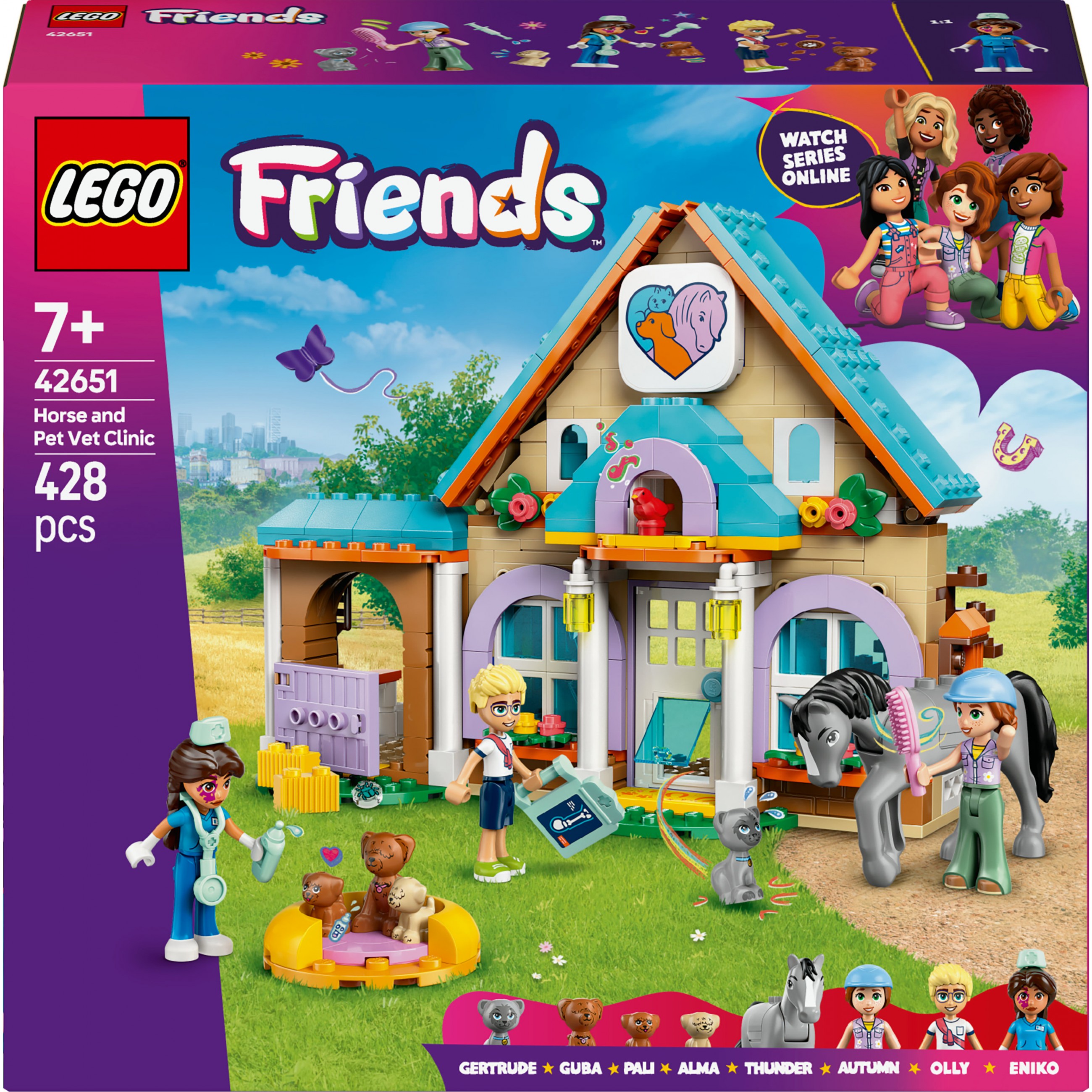 LEGO 42651 Friends Tierarztpraxis fr Pferde und Haustiere