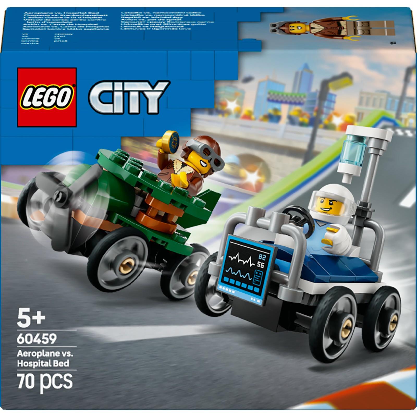 LEGO 60459 City Flugzeug vs. Krankenhausbett