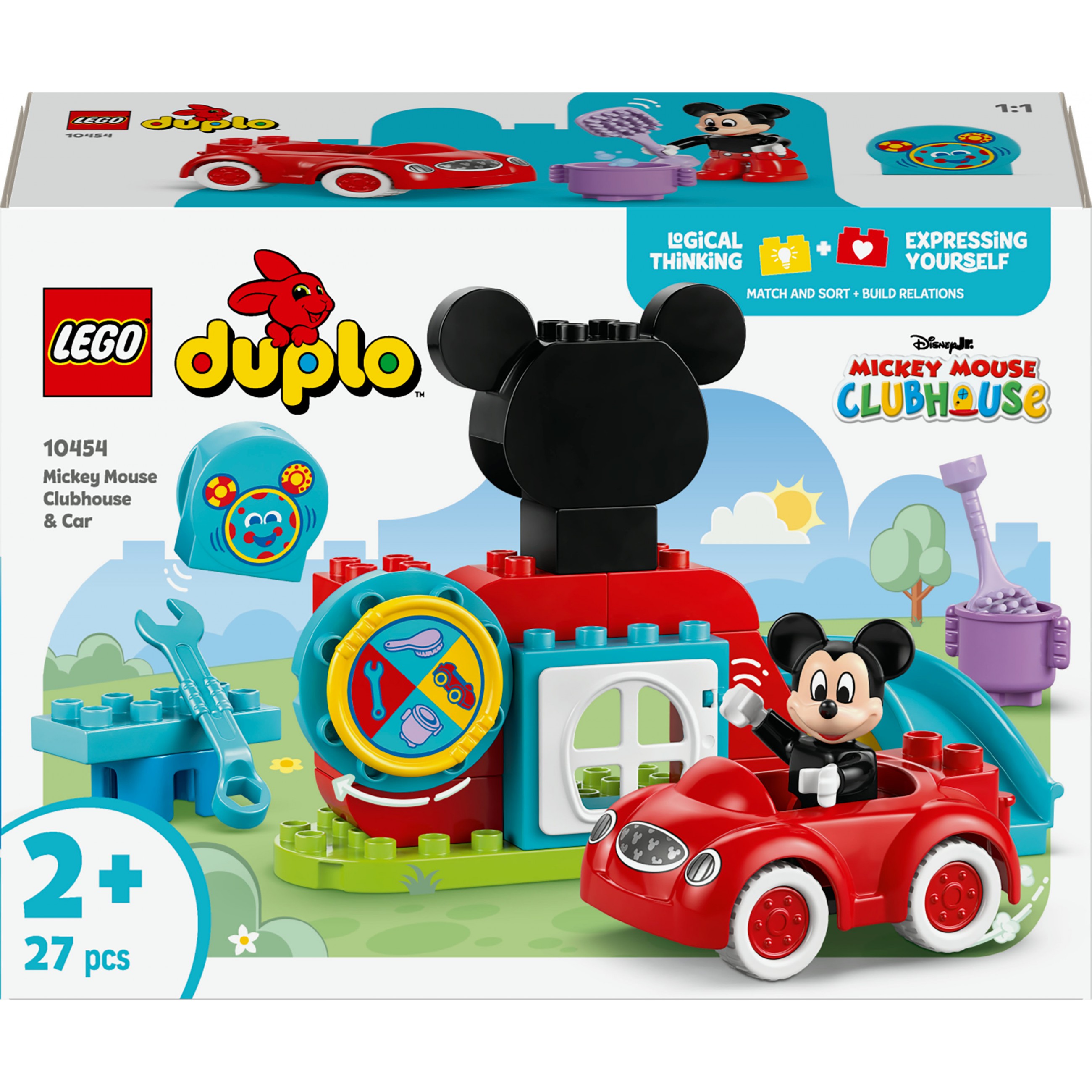 LEGO 10454 DUPLO Disney Mickys Clubhaus und Auto