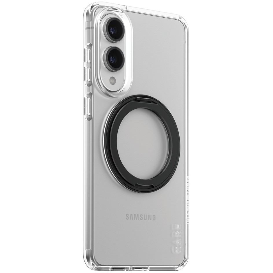 CARE Feature Case Kickstand Compatible Galaxy S25 Edge clear