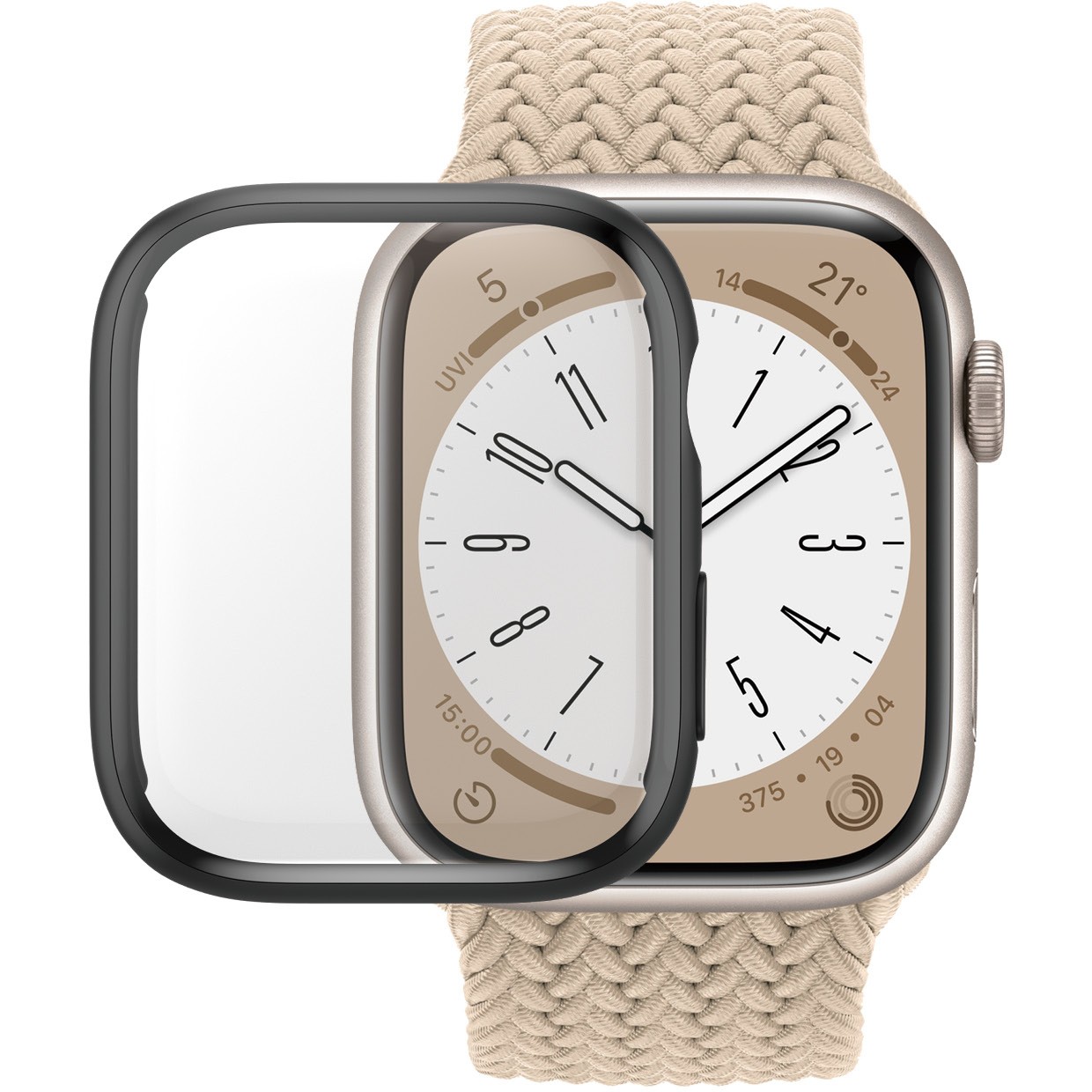 PanzerGlass Full Body Apple Watch 9/8/7 (45 mm) Black