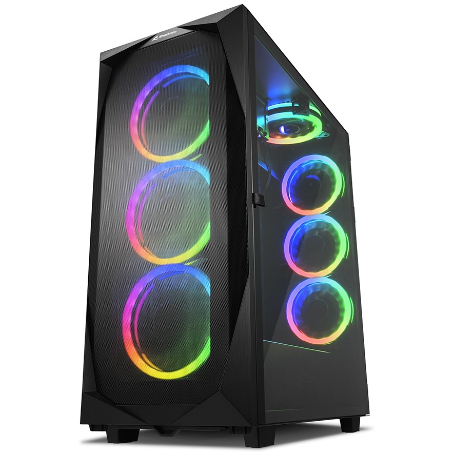 Sharkoon REV300 ATX/E-ATX 2xGlas Black