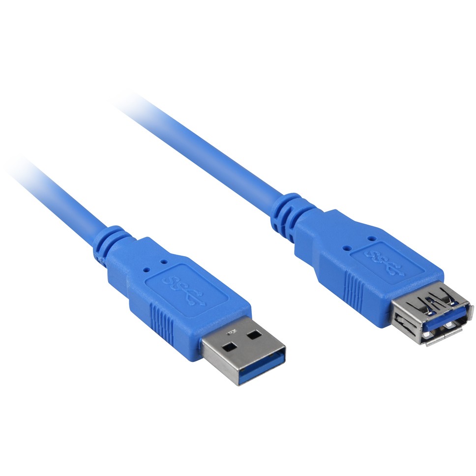 Kabel USB 3.0 Verlängerung 3.0m blau