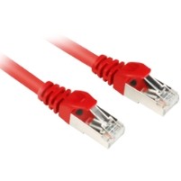 Sharkoon Kabel RJ45 CAT.6 SFTP 0.25m rot