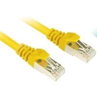 Sharkoon Kabel RJ45 CAT.6 SFTP 1.0m gelb