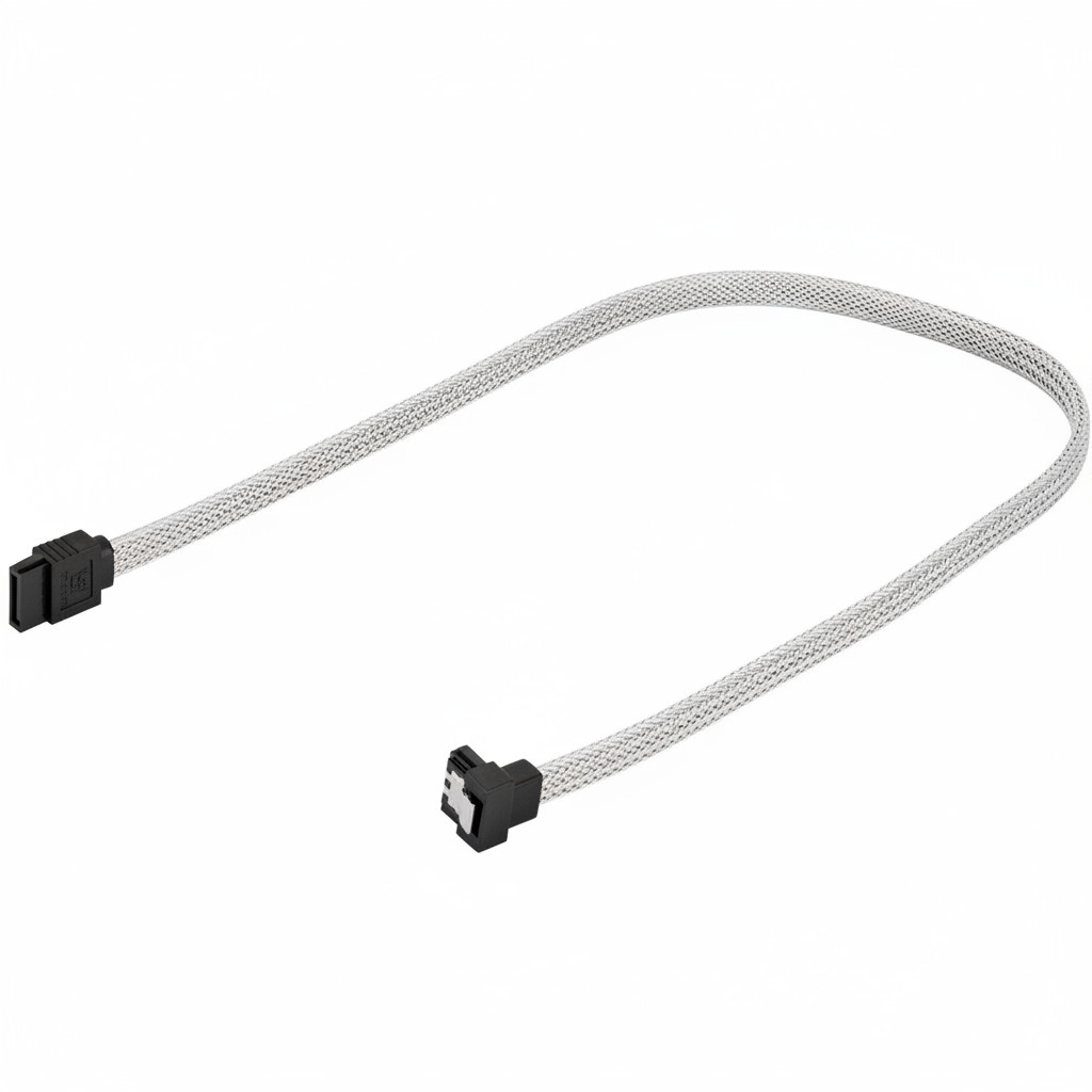 Sharkoon Kabel SATA III sleeve 0.30m weiß
