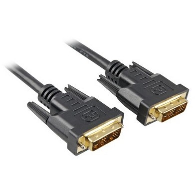 Sharkoon Kabel DVI-D -> DVI-D (18+1) 5m schwarz
