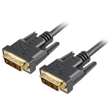 Sharkoon Kabel DVI-D -> DIV-D (18+1) 1m schwarz