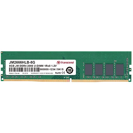 8GB PC 2666 CL19 Transcend JetRam. JM2666HLB-8G