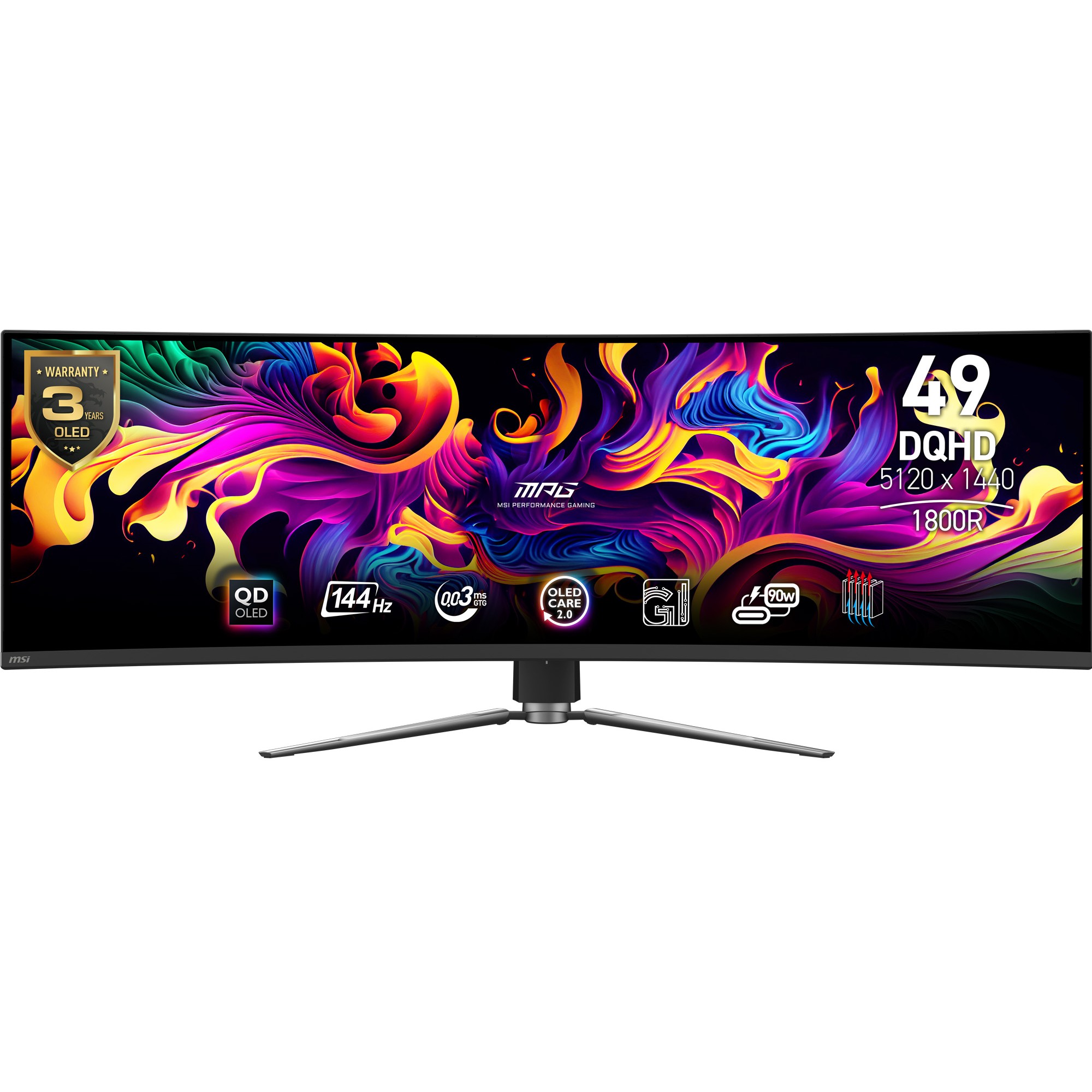 MPG 491CQPDE QD-OLED Curved Gaming Monitor 124.46cm (49