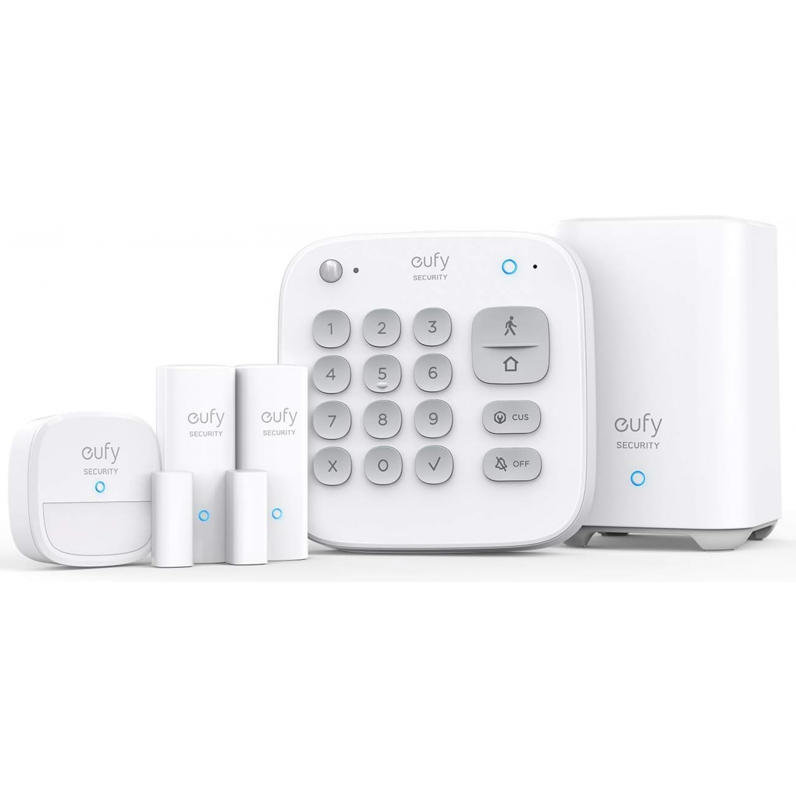 Eufy Alarmsystem, Wi-Fi, Bewegungssenor, Alarmanlage, Tür- und Fenstersensoren, Zentrale, T8990321