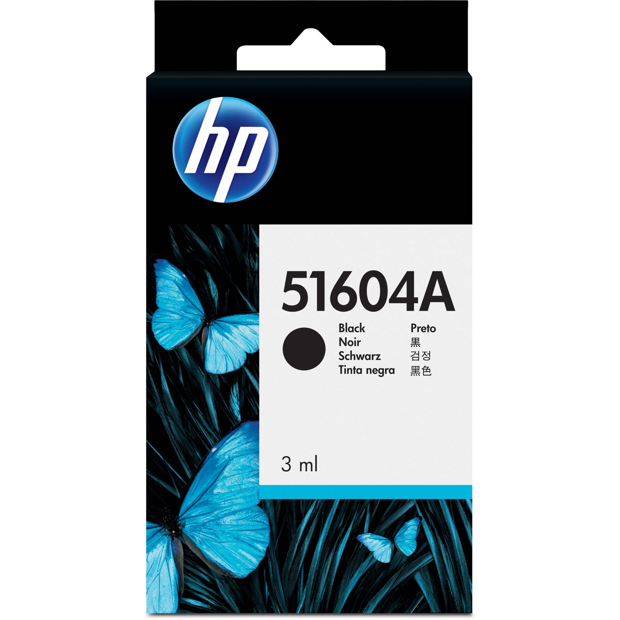 HP 51604A original Ink cartridge black standard capacity 750.000 characters 1-pack for ThInk cartridgejet and Quietjet printers