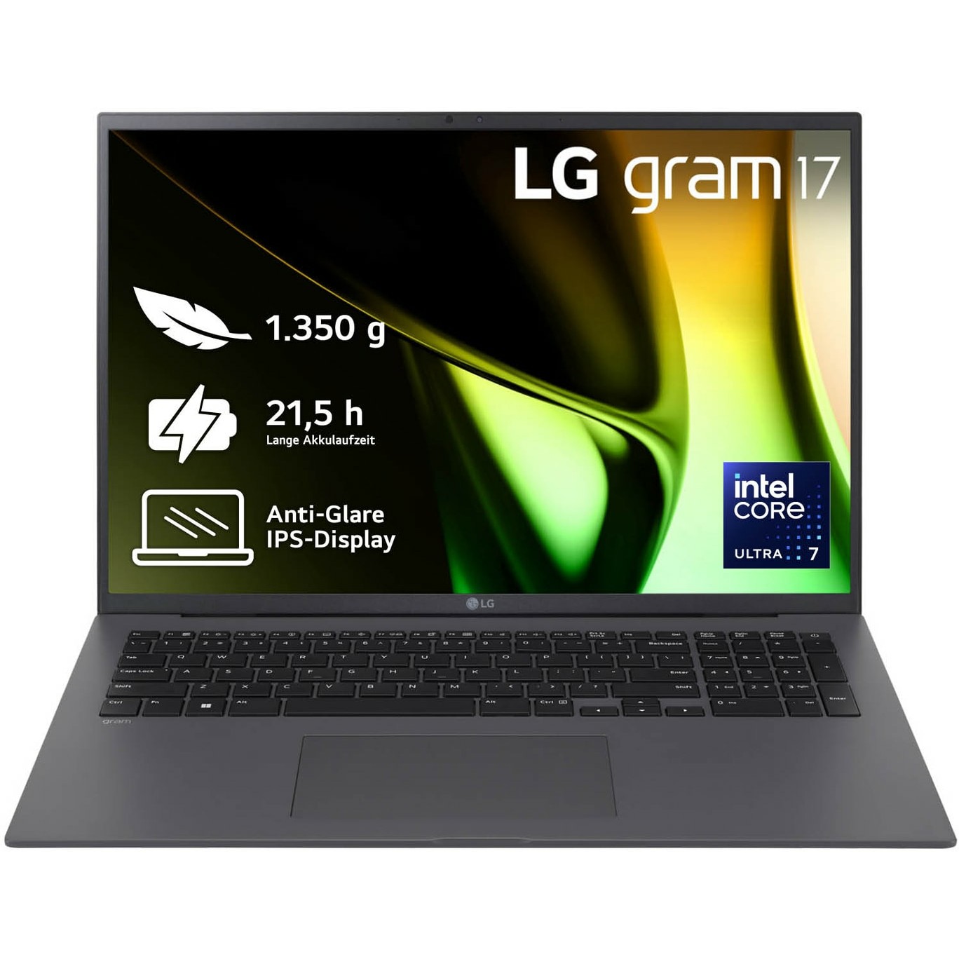 LG gram 17Z90S-G.AD7CG Intel® Core™ Ultra7 155H Notebook 43,74 cm (17