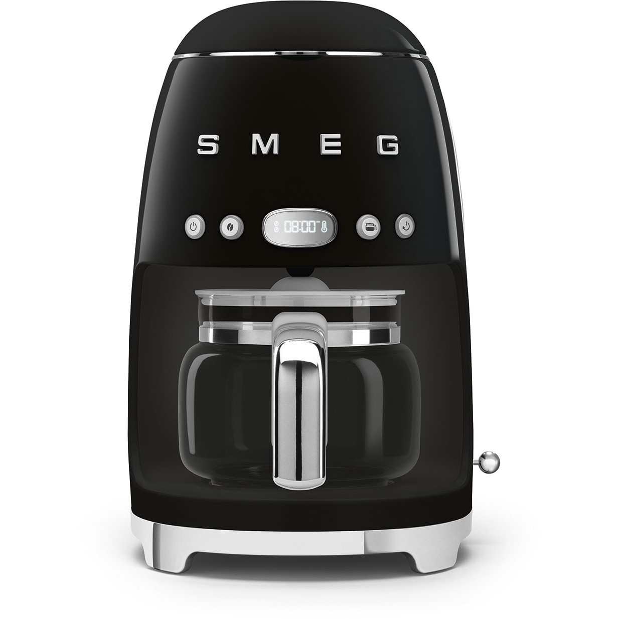 SMEG Filter-Kaffeemaschine 50s Style DCF02BLEU, schwarz