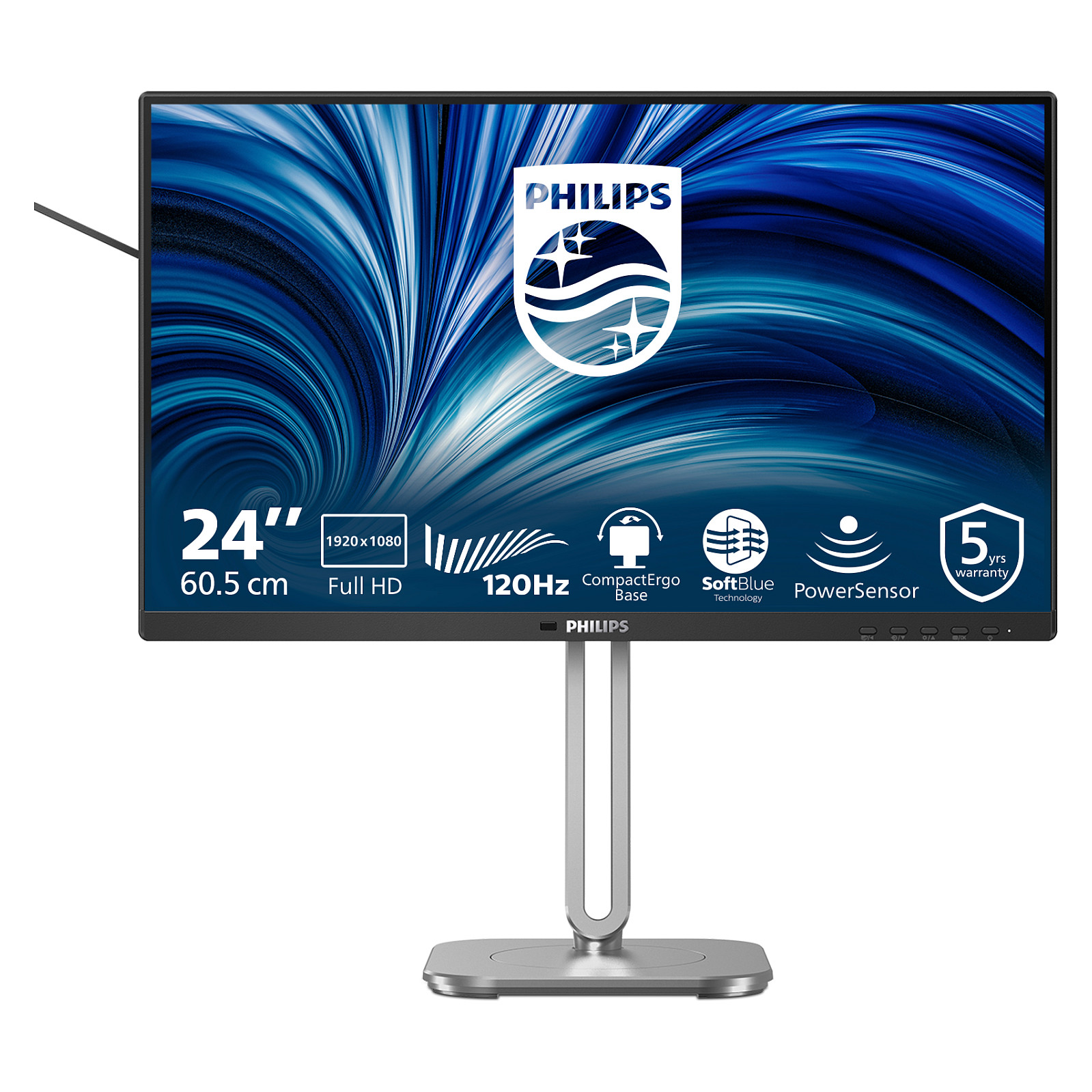 PHILIPS 24B2N4200/00 60,45cm 23,8Zoll 1920x1080 VGA HDMI DP USB