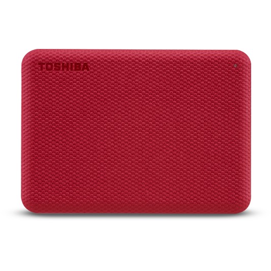 Toshiba Storage Canvio Advance 1 TB, Externe Festplatte (rot, Micro-USB-B 3.2 Gen 1 (5 Gbit/s))