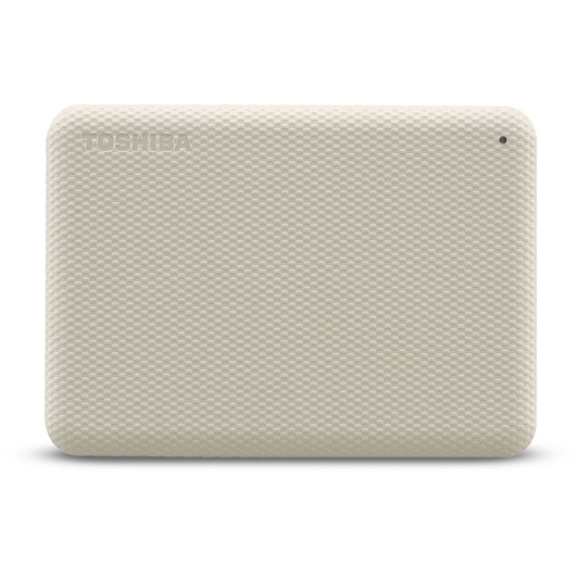 Toshiba Storage Canvio Advance 2 TB, Externe Festplatte (beige, Micro-USB-B 3.2 Gen 1 (5 Gbit/s))