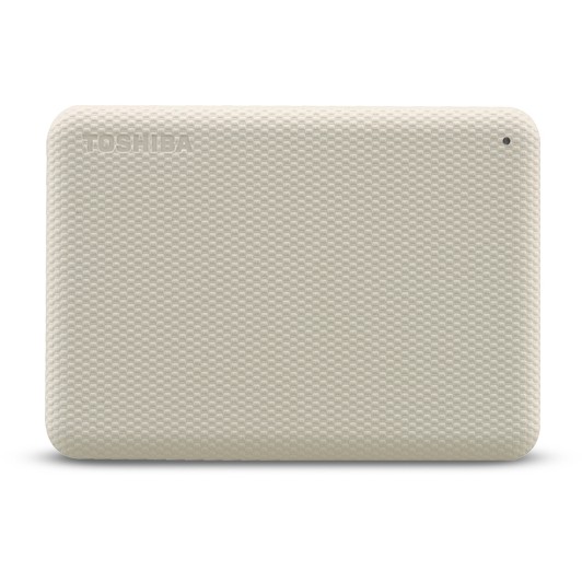 Toshiba Storage Canvio Advance 4 TB, Externe Festplatte (beige, Micro-USB-B 3.2 Gen 1 (5 Gbit/s))