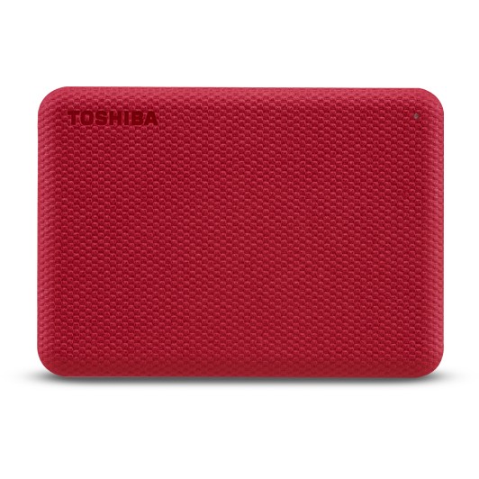 Toshiba Storage Canvio Advance 4 TB, Externe Festplatte (rot, Micro-USB-B 3.2 Gen 1 (5 Gbit/s))