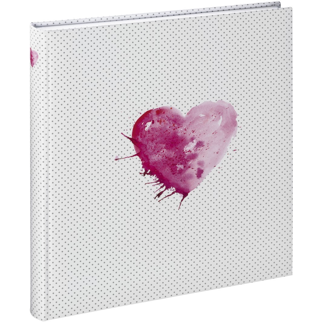 Hama Lazise pink Buchalbum 29x32 50 weie Seiten Hochzeit 2361