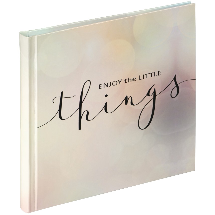 Hama Letterings Enjoy 18x18 30 weie Seiten Buchalbum 3893