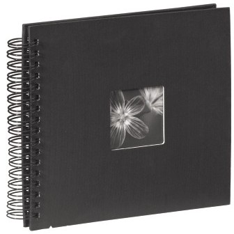 Hama Fine Art Spiral schwarz 28x24 50 schwarze Seiten 90145