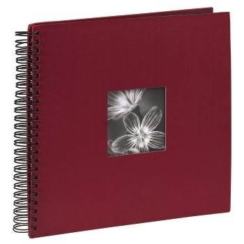 Hama Fine Art Spiral bordeaux 36x32 50 schwarze Seiten 090144