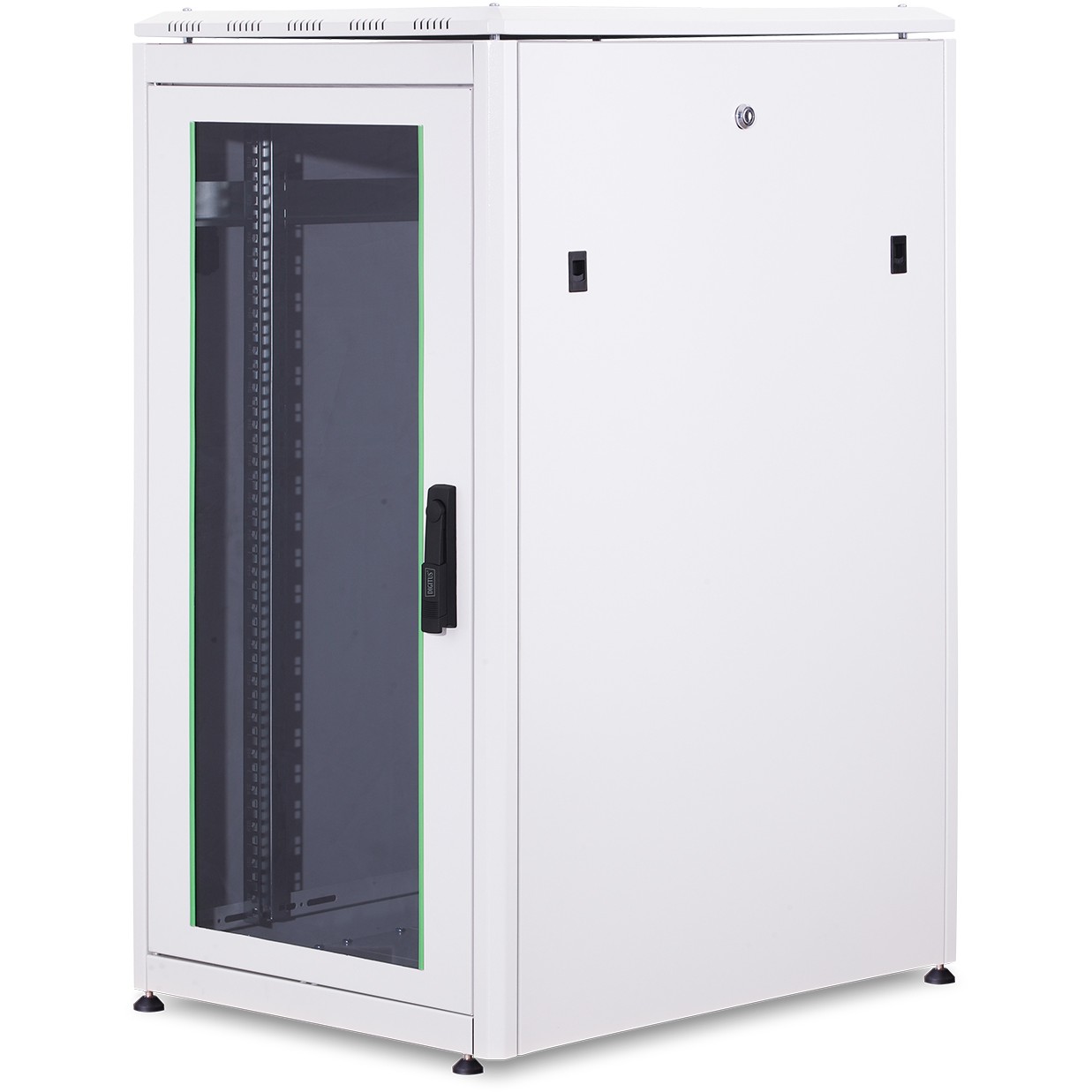DIGITUS Netzwerkschrank Unique 22HE 1164x600x800mm grau (Speditionsversand)