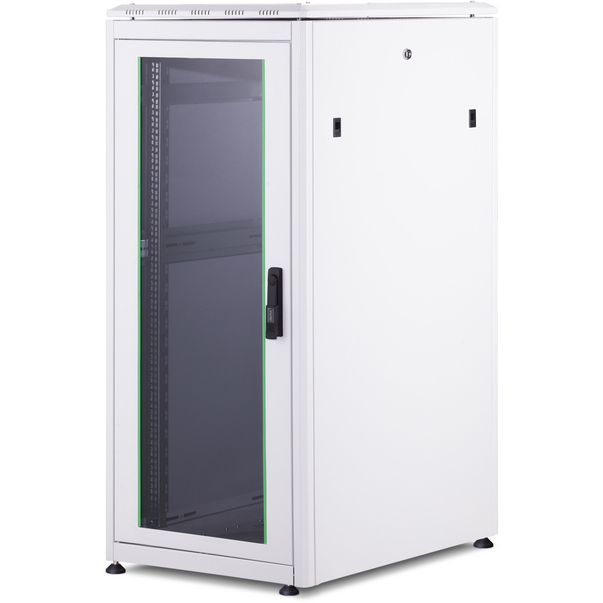 DIGITUS Netzwerkschrank Unique 26HE 1342x600x800mm grau (Speditionsversand)