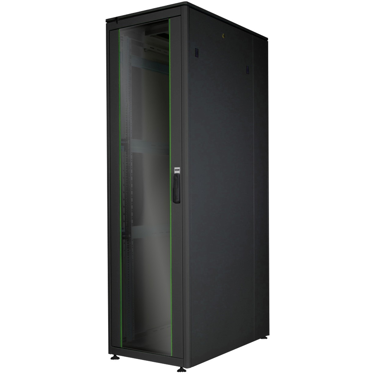 DIGITUS Netzwerkschrank Unique 42HE 2053x600x1000mm schwarz (Speditionsversand)