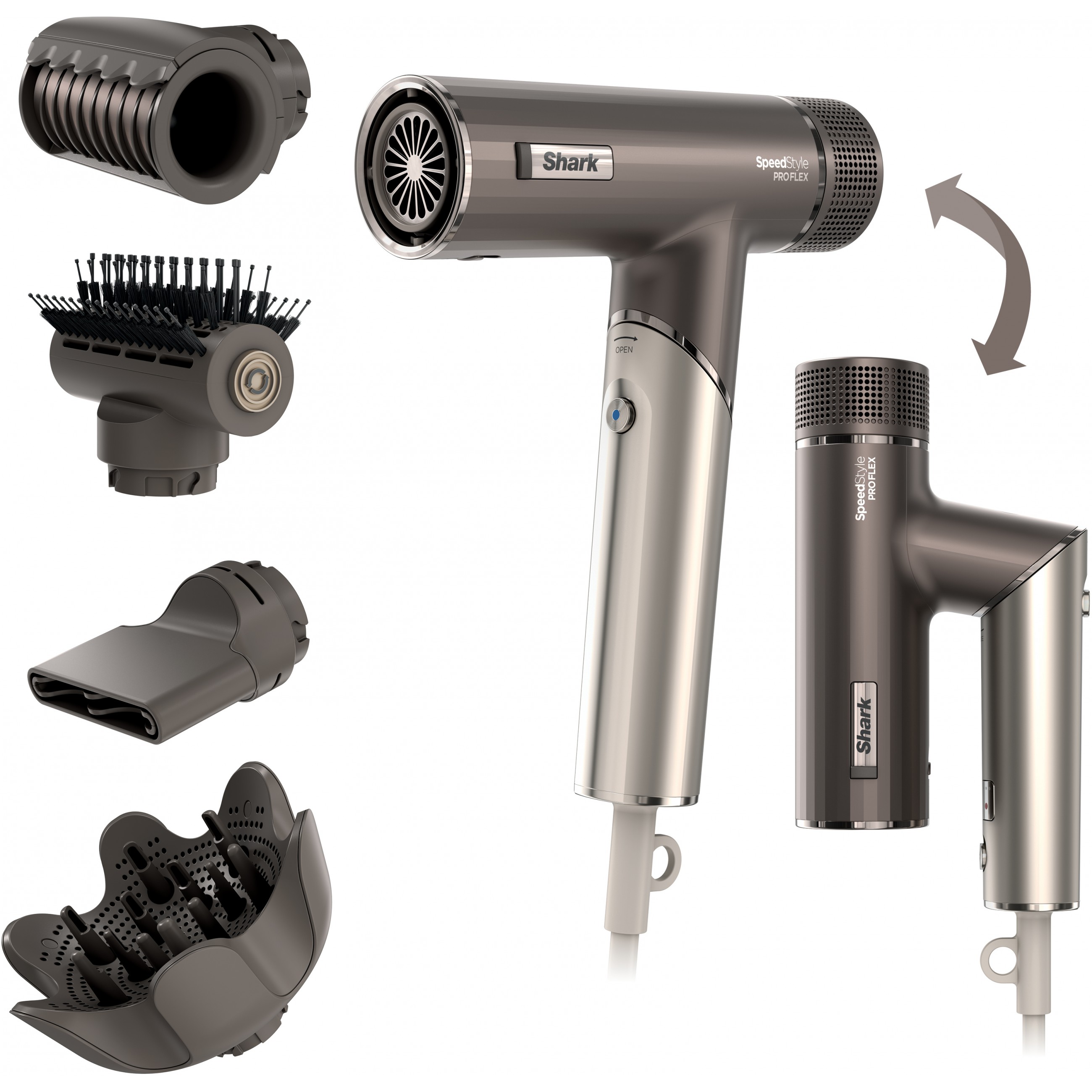 Shark HD542 SpeedStyle Pro Flex 4-in-1 - Mokka/silver