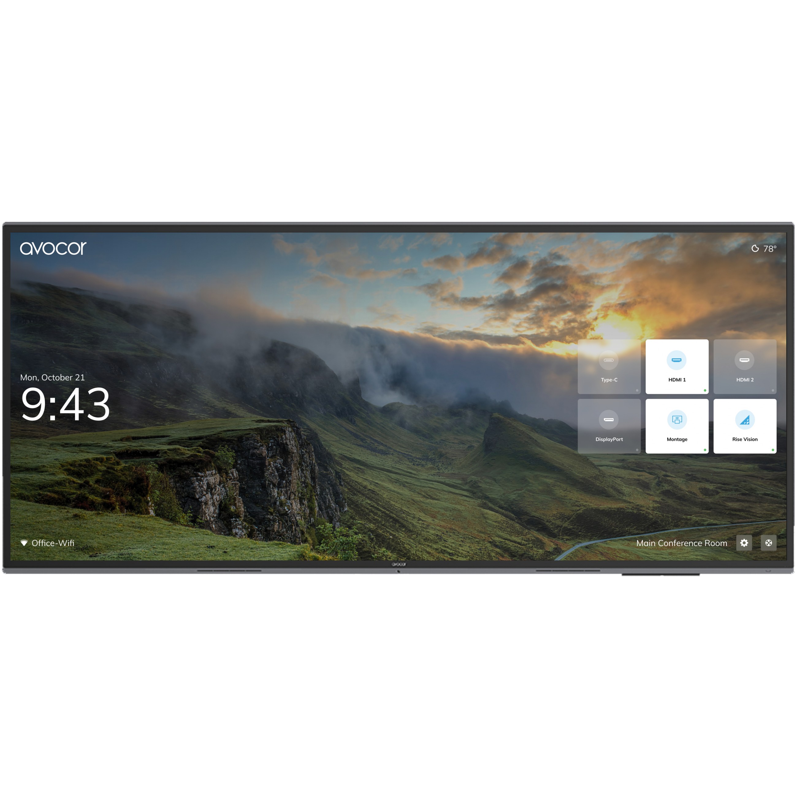 AVOCOR L Serie AVL-1050-T 267cm 21:9 105''/5120x2160/4xHDMI/USB/TOUCH