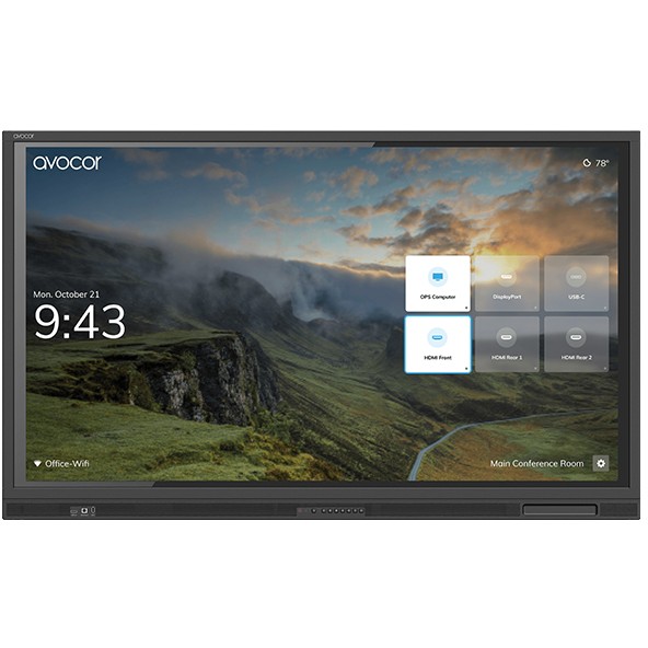AVOCOR E Serie AVE-7540 190cm 75''/3840x2160/DP/HDMI/USB/TOUCH