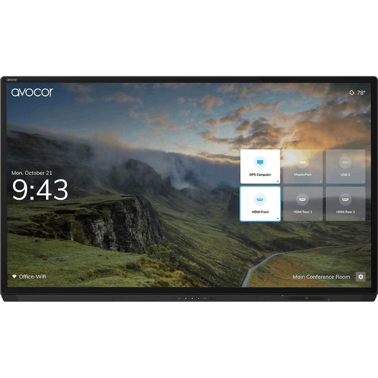 AVOCOR G Serie AVG-7560 190cm 75''/3840x2160/DP/HDMI/USB/TOUCH