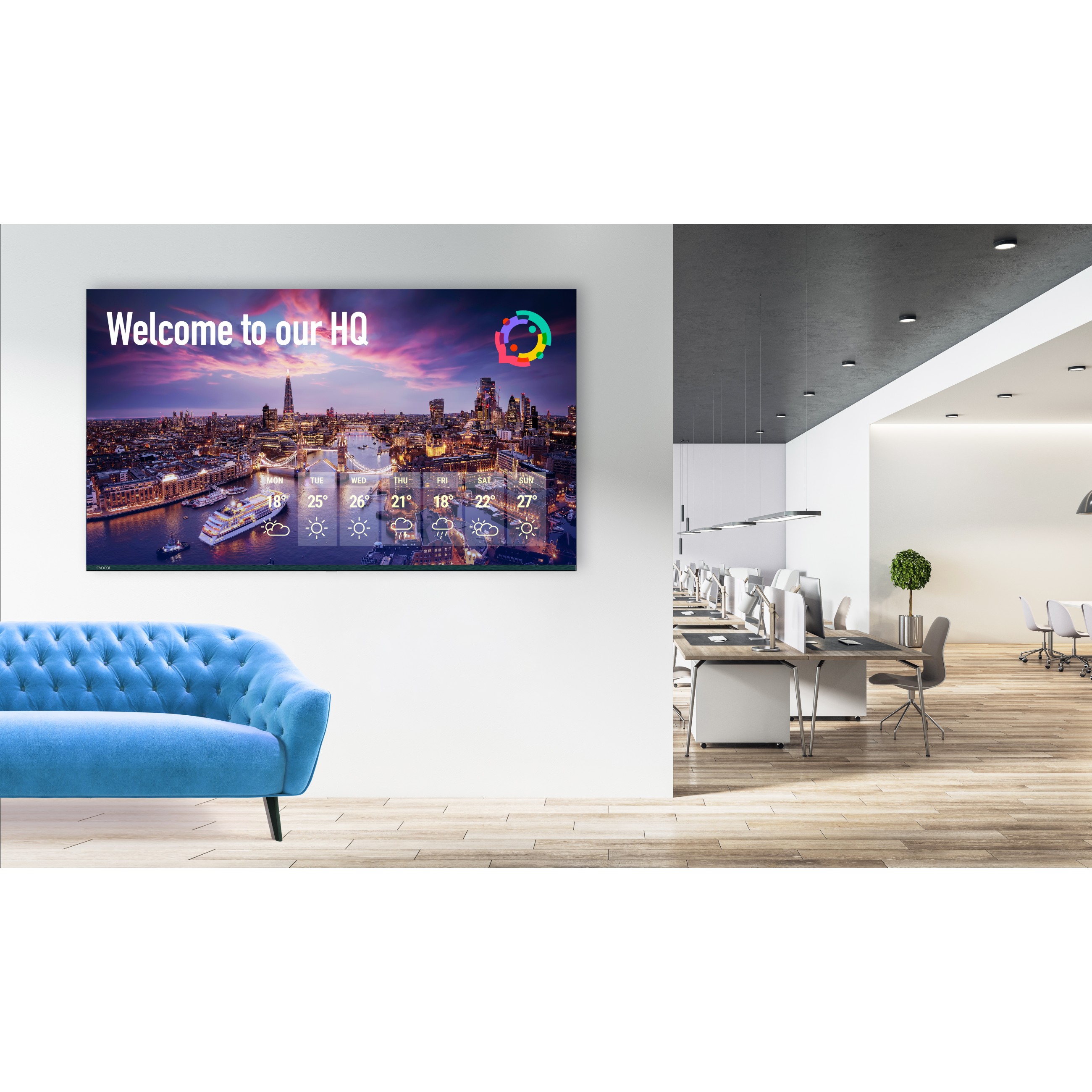 AVOCOR K Serie AVK-7510 190cm 75''/3840x2160/HDMI/USB/USB-C