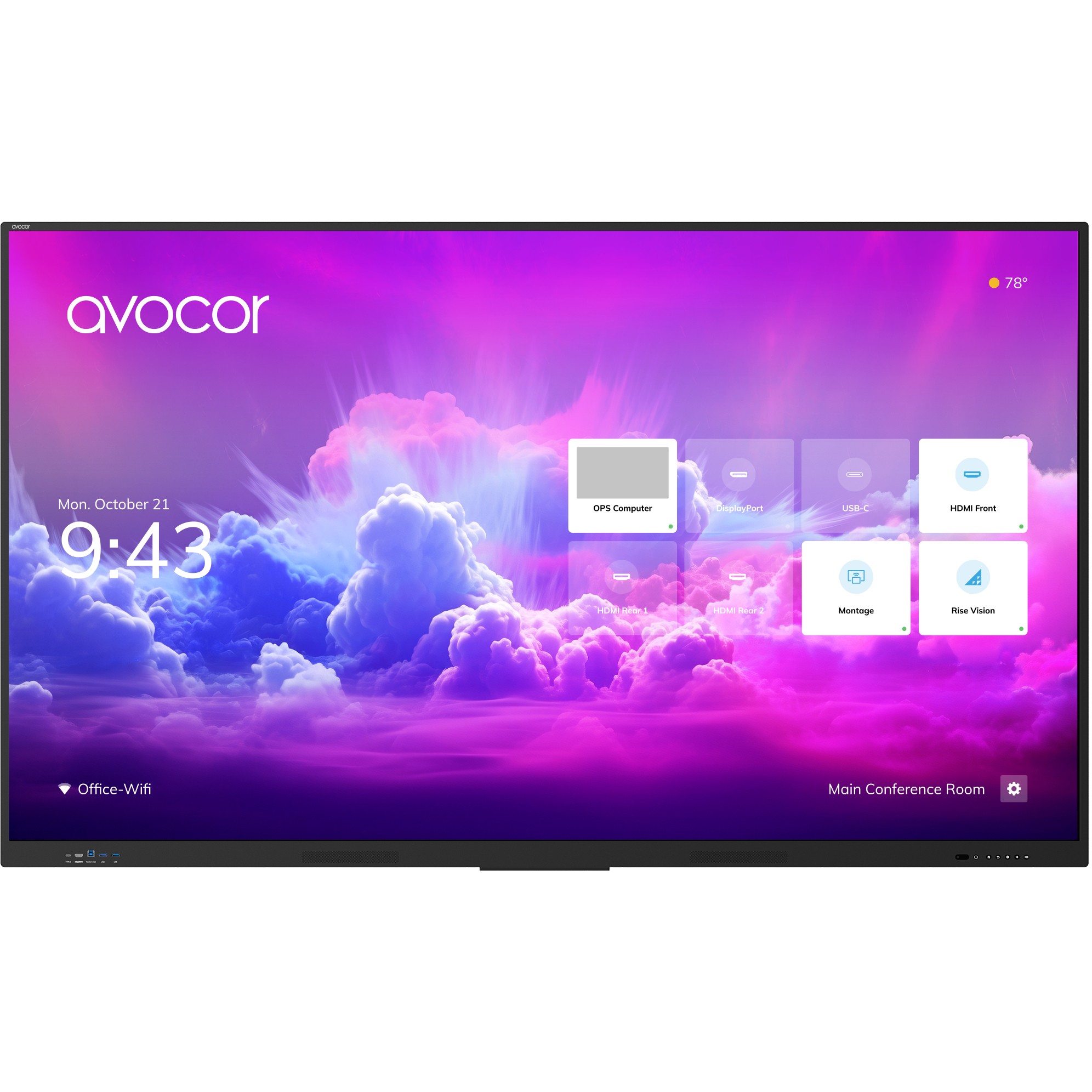 AVOCOR E Serie AVE-6550 165cm 65''/