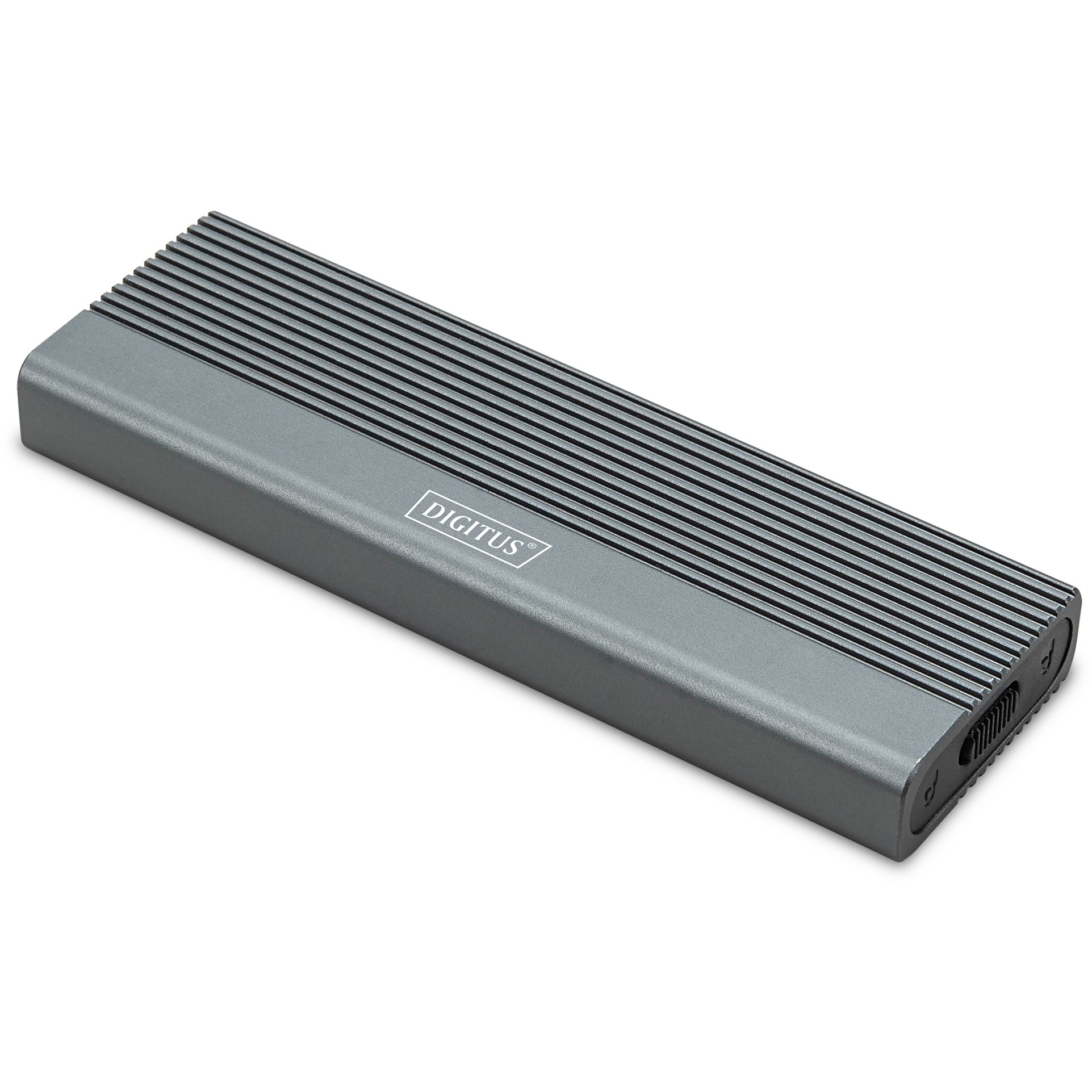 DIGITUS Gehäuse USB 3.1 Gen2 SSD M2 NVMe + SATAIII Alu