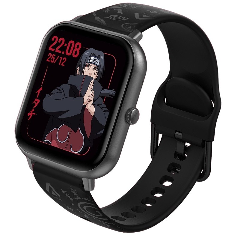 abyx Smartwatch Fit Touch 3 Itachi Uchiwa space grau