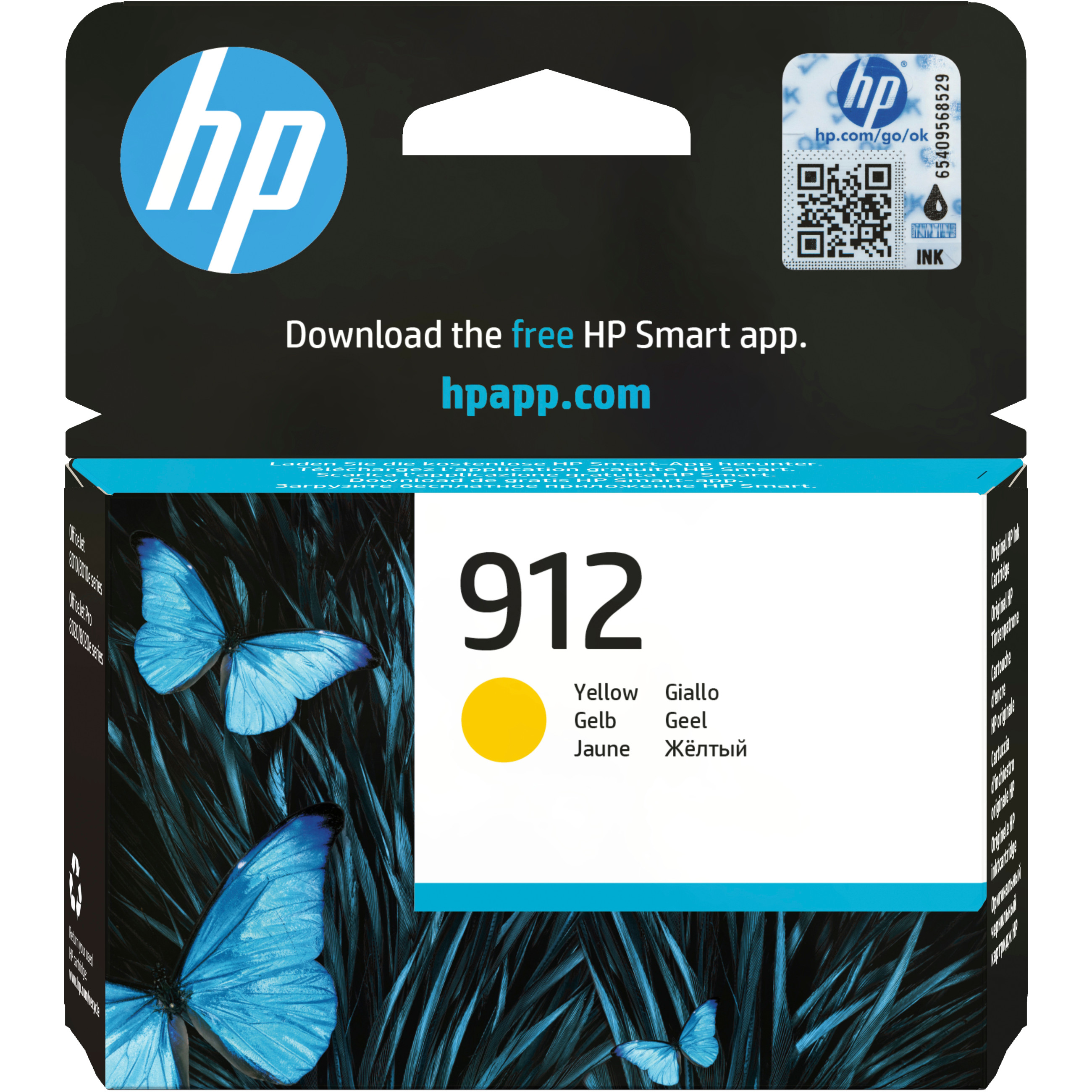 HP 912 Yellow Ink Cartridge