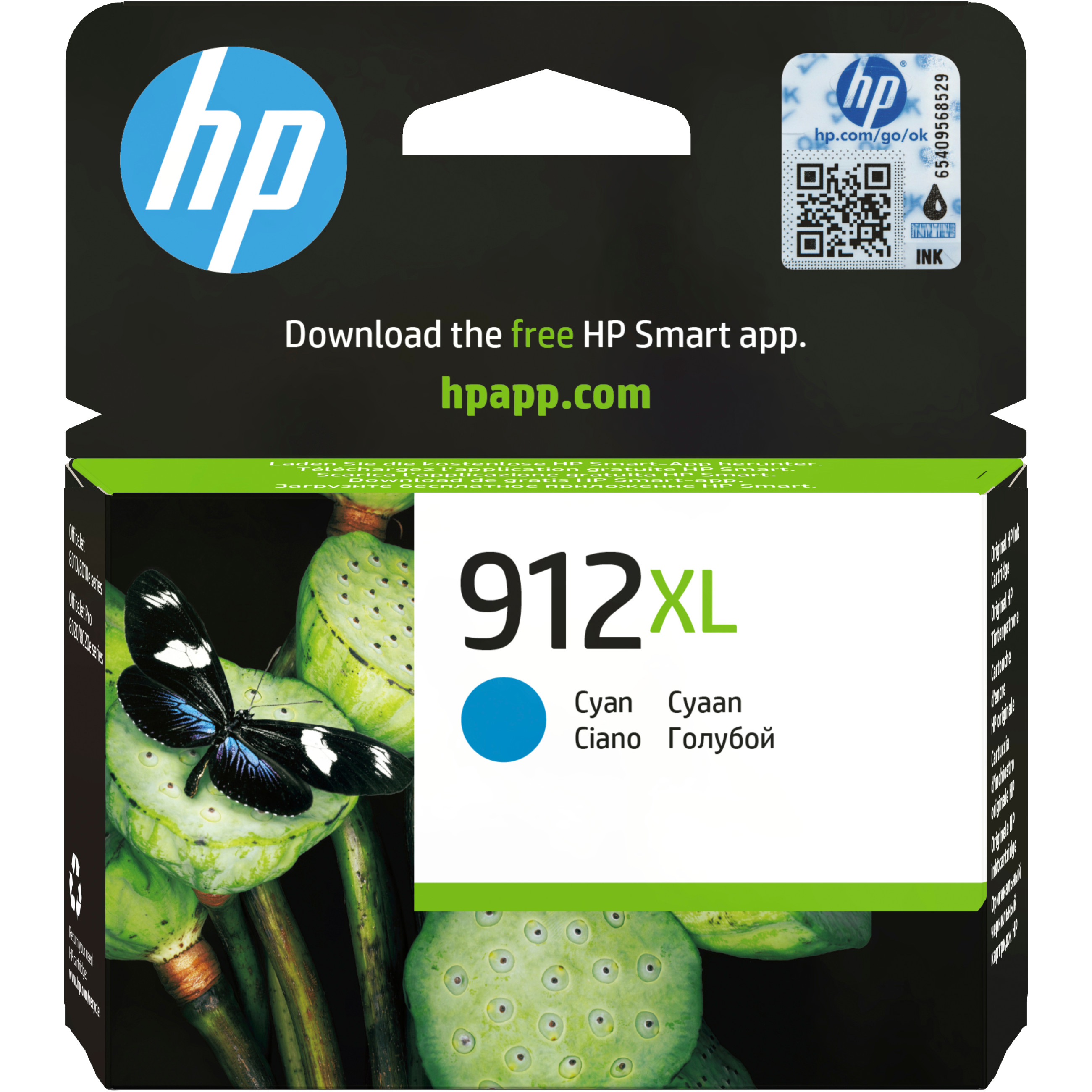 HP 912XL High Yield Cyan Ink
