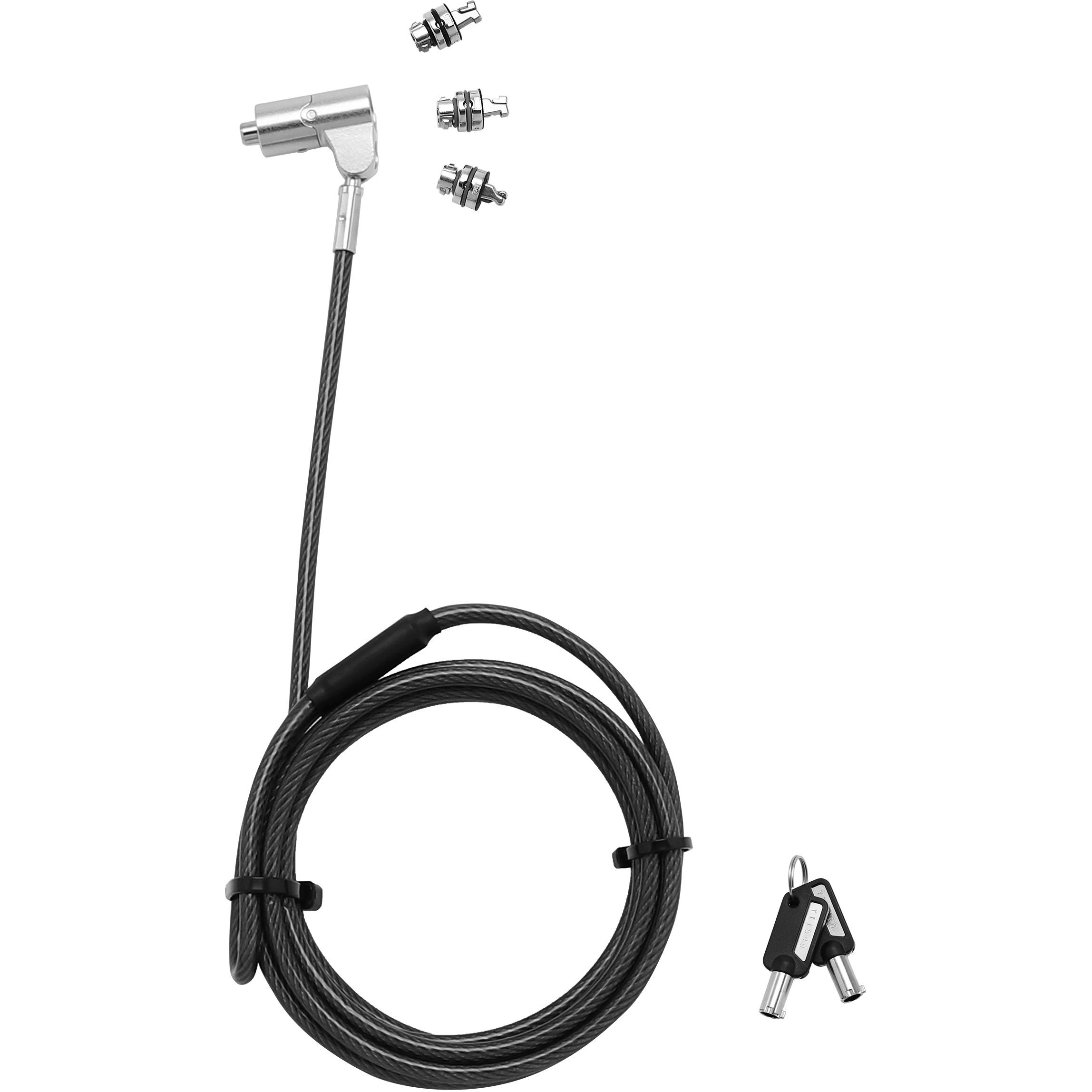 Dicota Universal Sec.Cable Lock,3Exchangeable,masterkeyed
