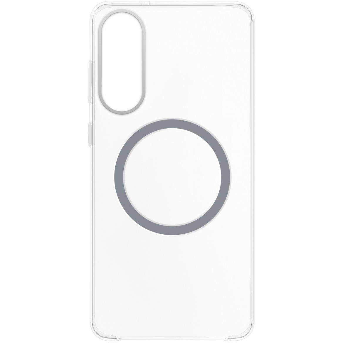 Yuchuan Clear Magnet Case Qi2 fr Galaxy S25 Edge, Transparent