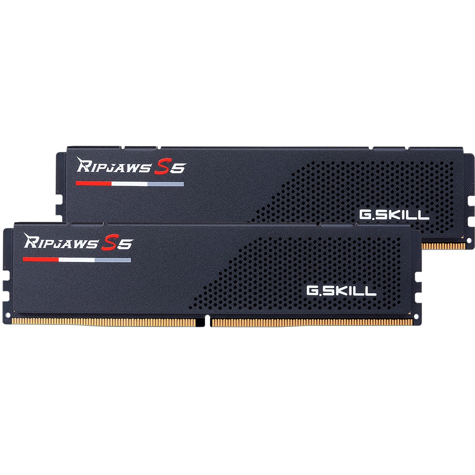 64 GB G.Skill DIMM 5600 (2x 32 GB) Dual-Kit (schwarz, F5-5600J3636D32GX2-RS5K, Ripjaws S5, INTEL XMP)